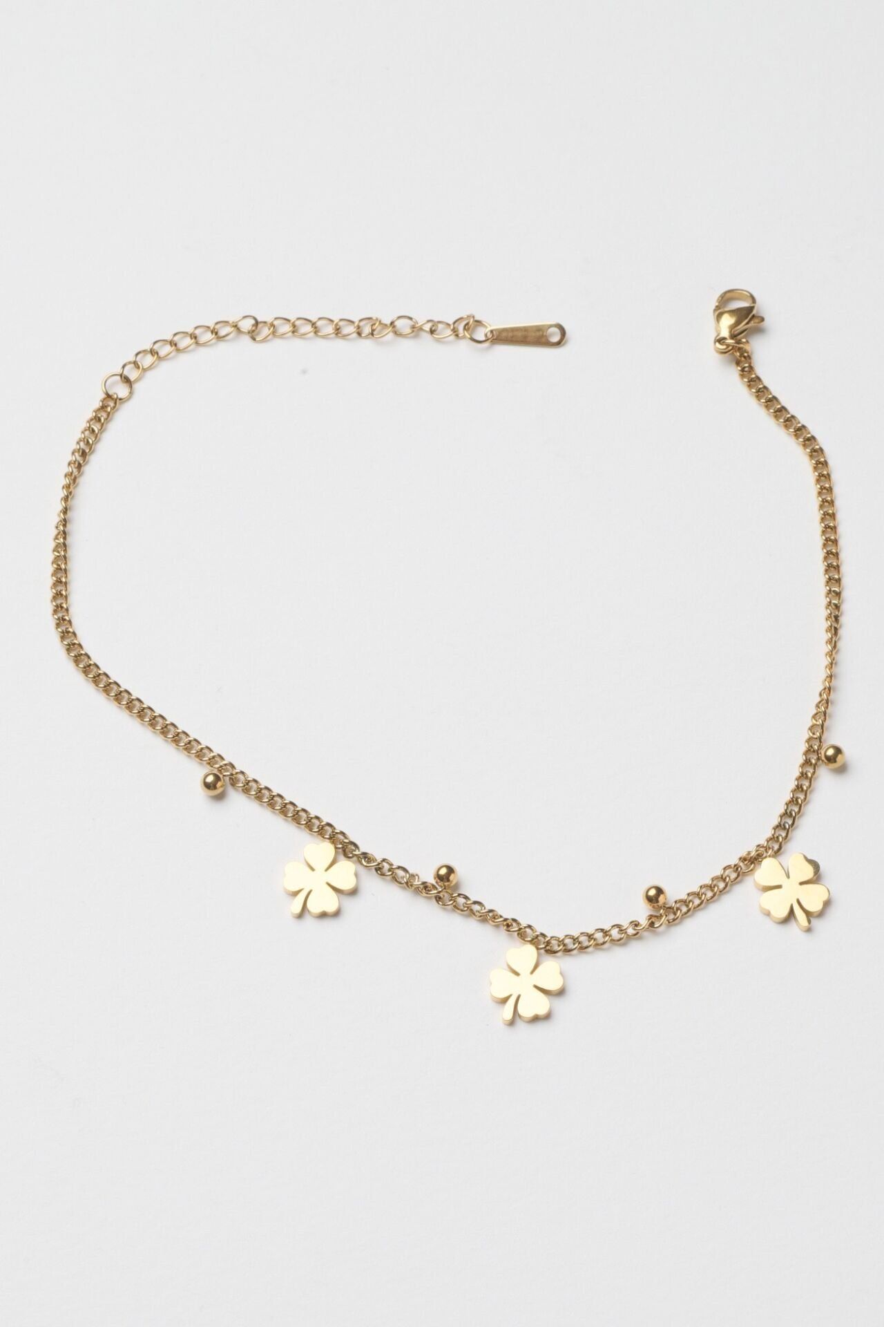 Neesa Çelik Yonca Halhal Silver Gold