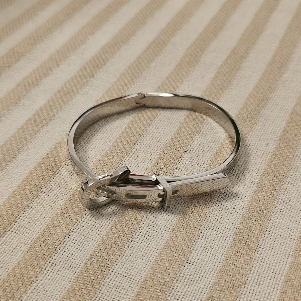 Neesa Kilit  Kelepçe Bileklik Silver