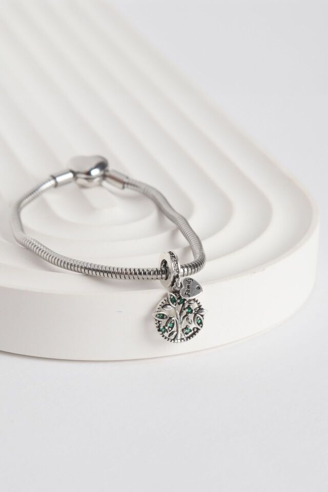 Neesa Silver Pandora CharmSilverCharm 1 Silver - Charm 9