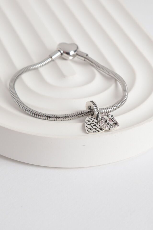 Neesa Silver Pandora CharmSilverCharm 1 Silver - Charm 13