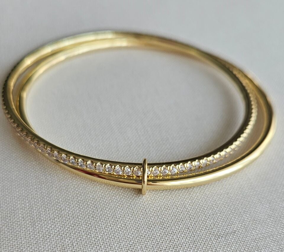 Neesa Marka Model Spinelli Bileklik Gold