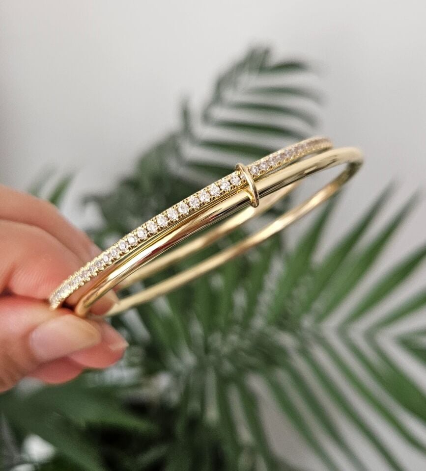 Neesa Marka Model Spinelli Bileklik Gold