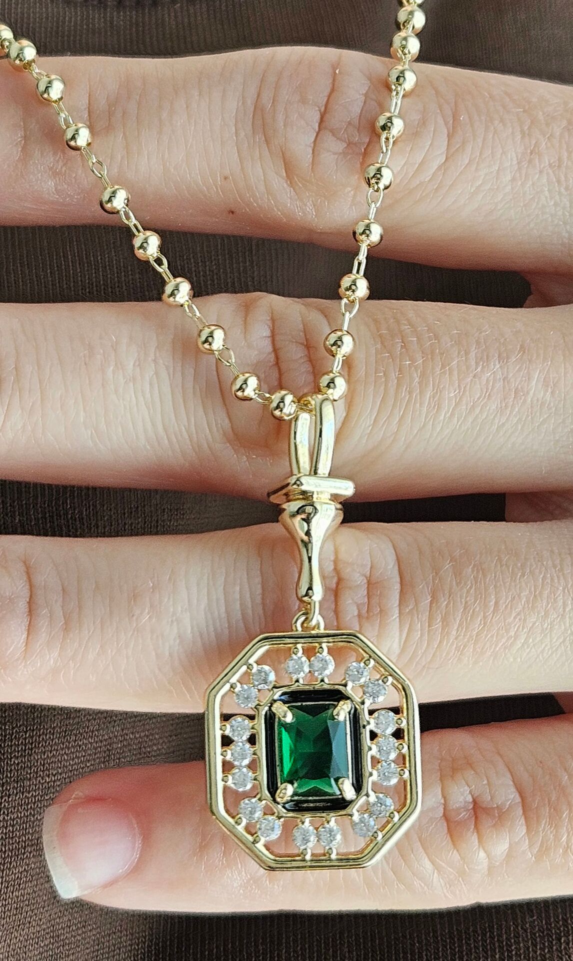 Neesa Marka Model Gold Kolye