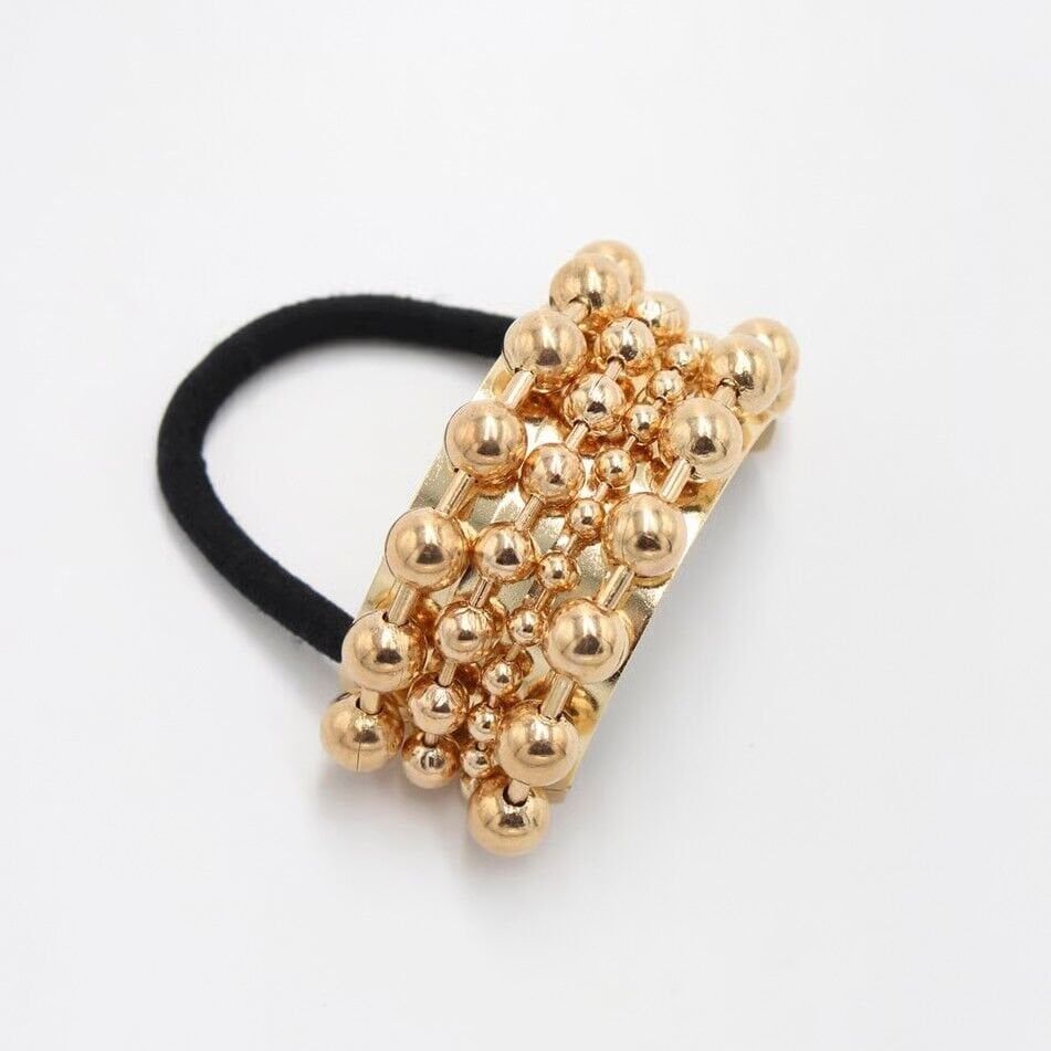 Neesa Gold Topçuklu Lastik Toka 