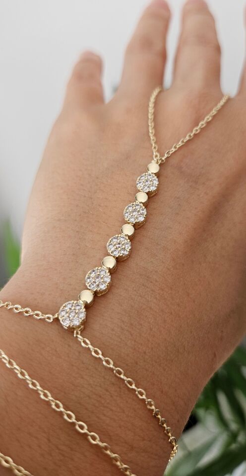 Neesa Gold Taşlı Model Şahmeran