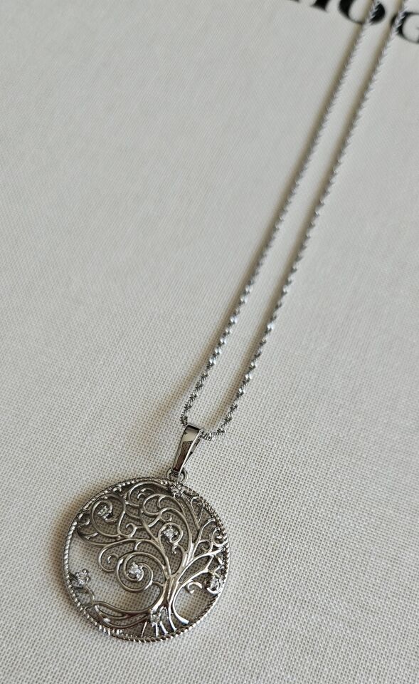 Neesa Vip Silver Hayat Ağacı Kolye