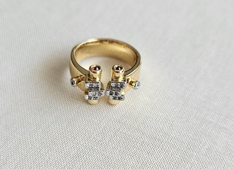 Neesa Marka Model Gold Yüzük