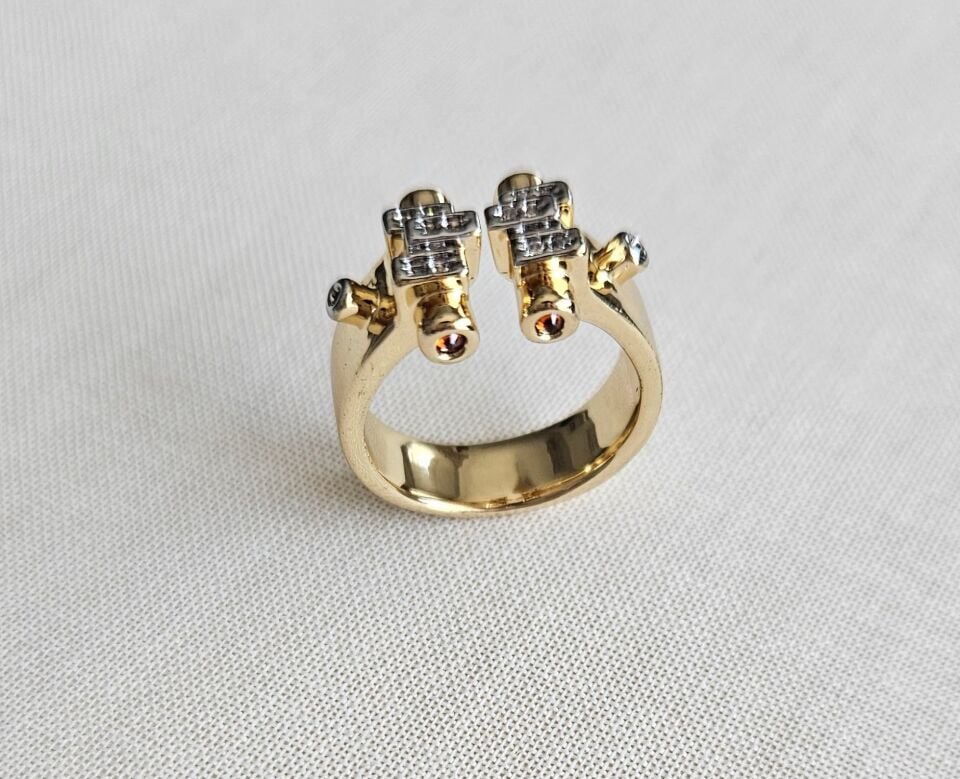 Neesa Marka Model Gold Yüzük