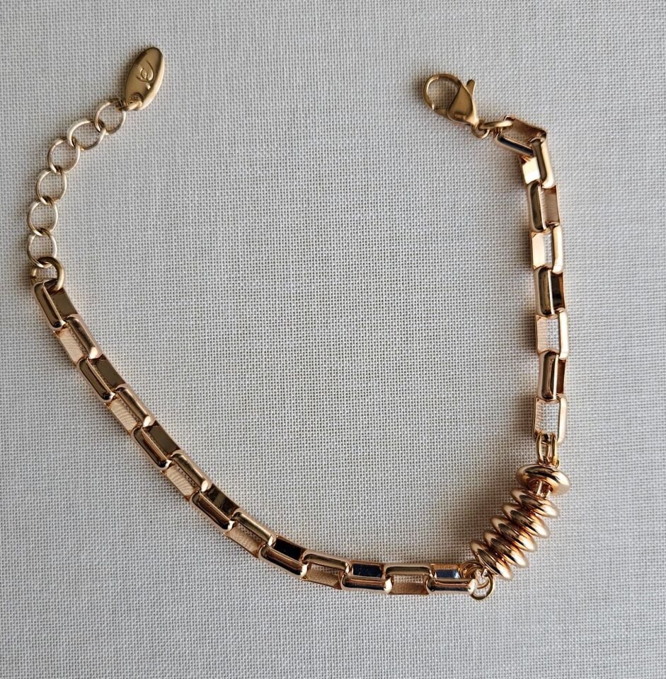 Neesa Vip Gold Bilyeli Bileklik