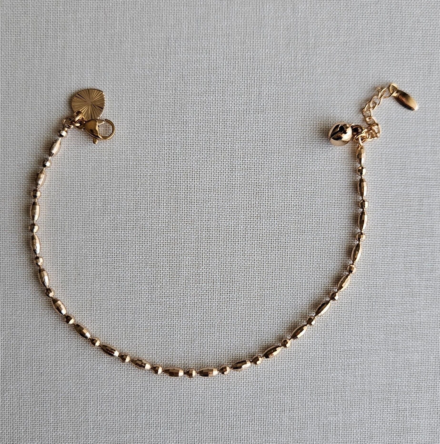 Neesa Vip Gold Lazer Kesim Topçuk Bileklik