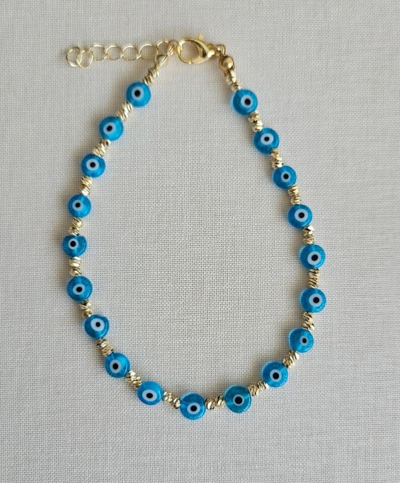 Neesa Mavi Nazar Boncuklu Halhal
