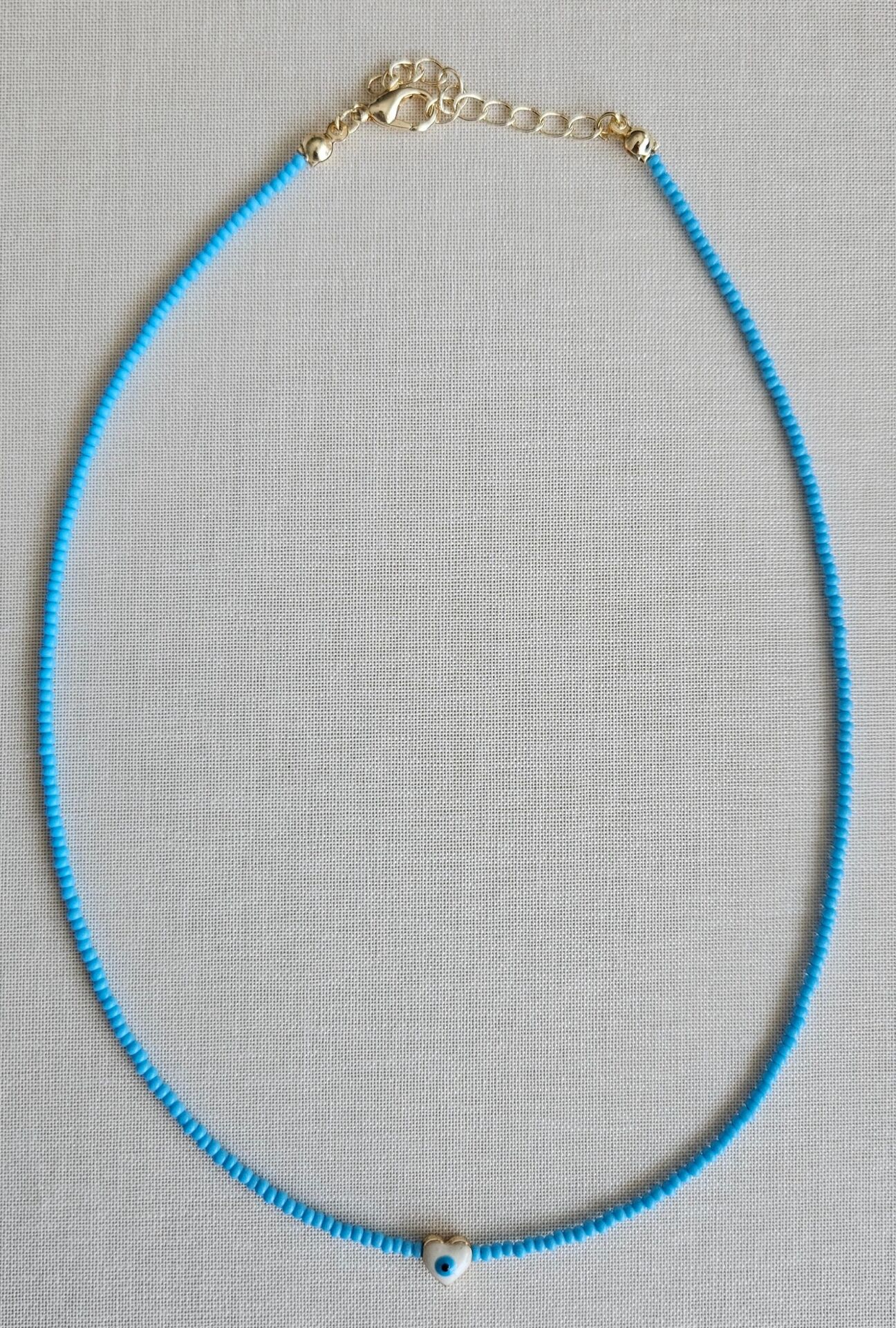 Neesa Nazar Boncuklu Mavi Kolye