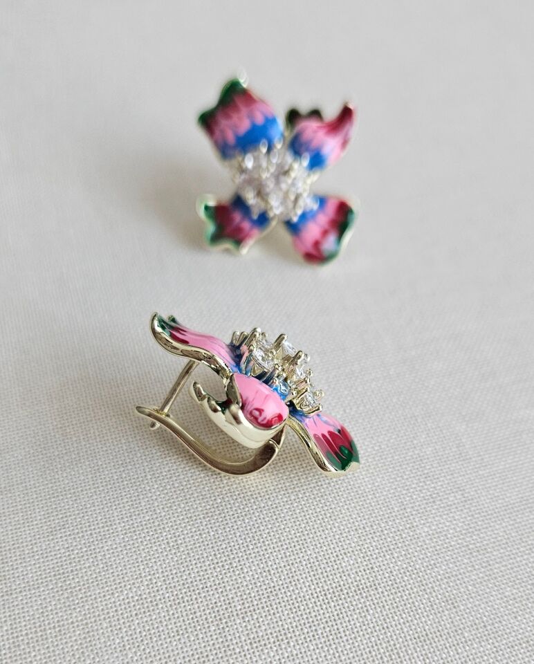 Neesa Marka Model Çiçek Küpe