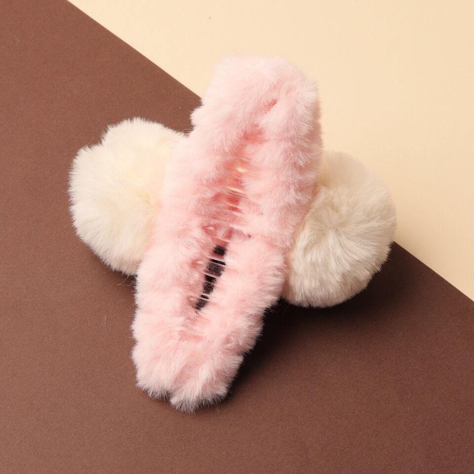 Peluş Mandal Toka Pembe