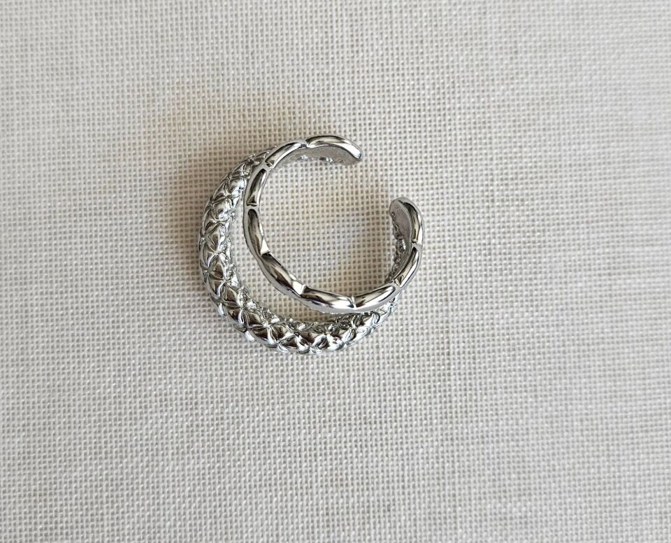 Neesa Silver Çoklu Kıkırdak Küpe