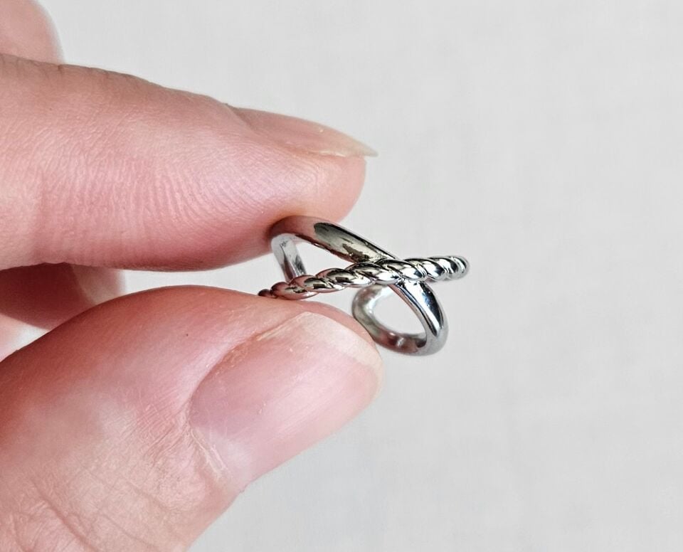 Neesa Silver Çoklu Kıkırdak  X Küpe