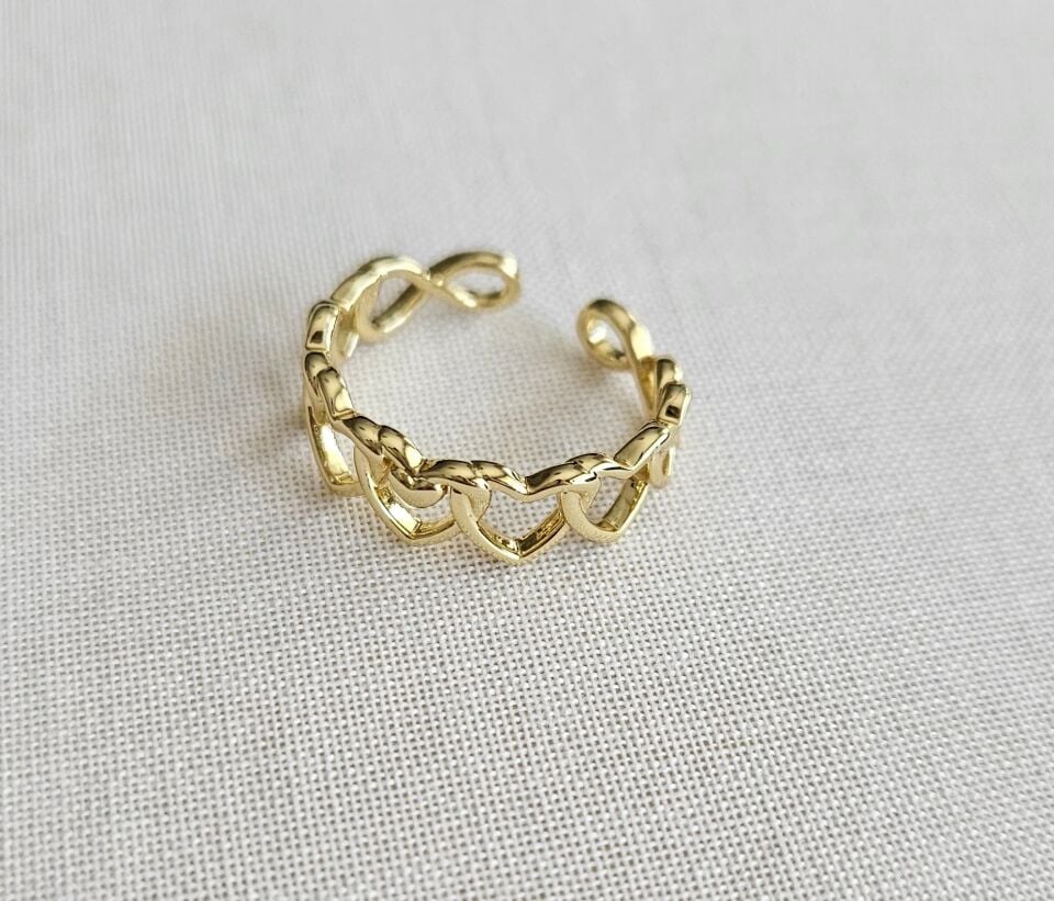 Neesa Gold Kalp Model Yüzük