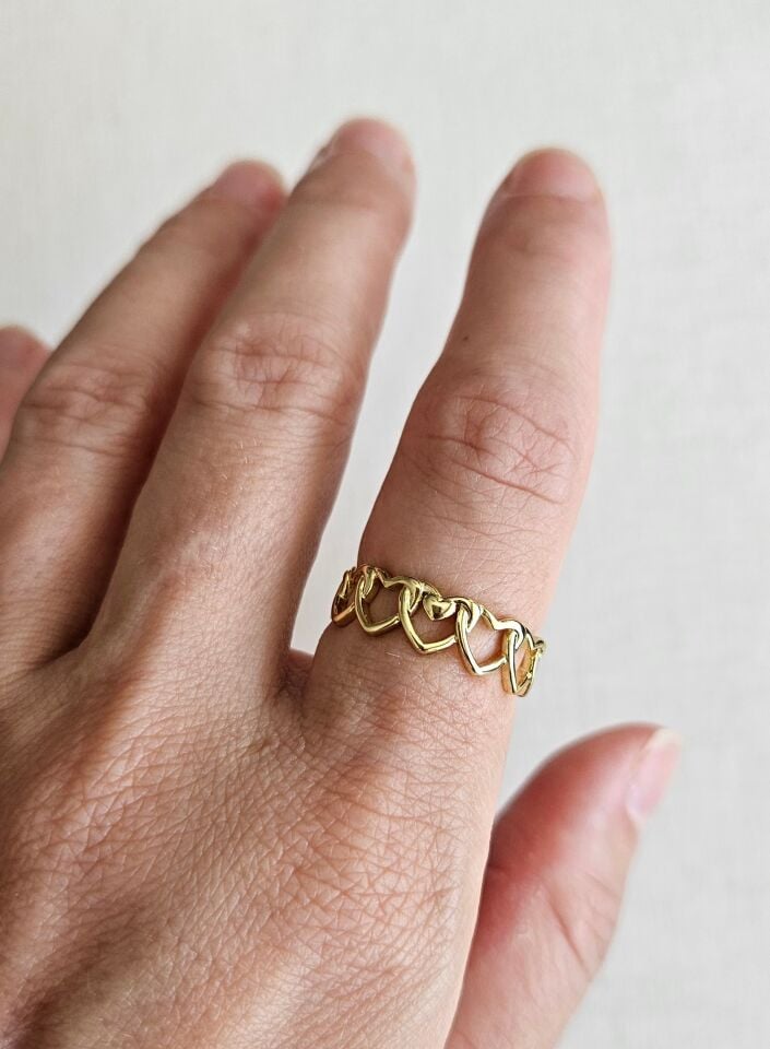 Neesa Gold Kalp Model Yüzük