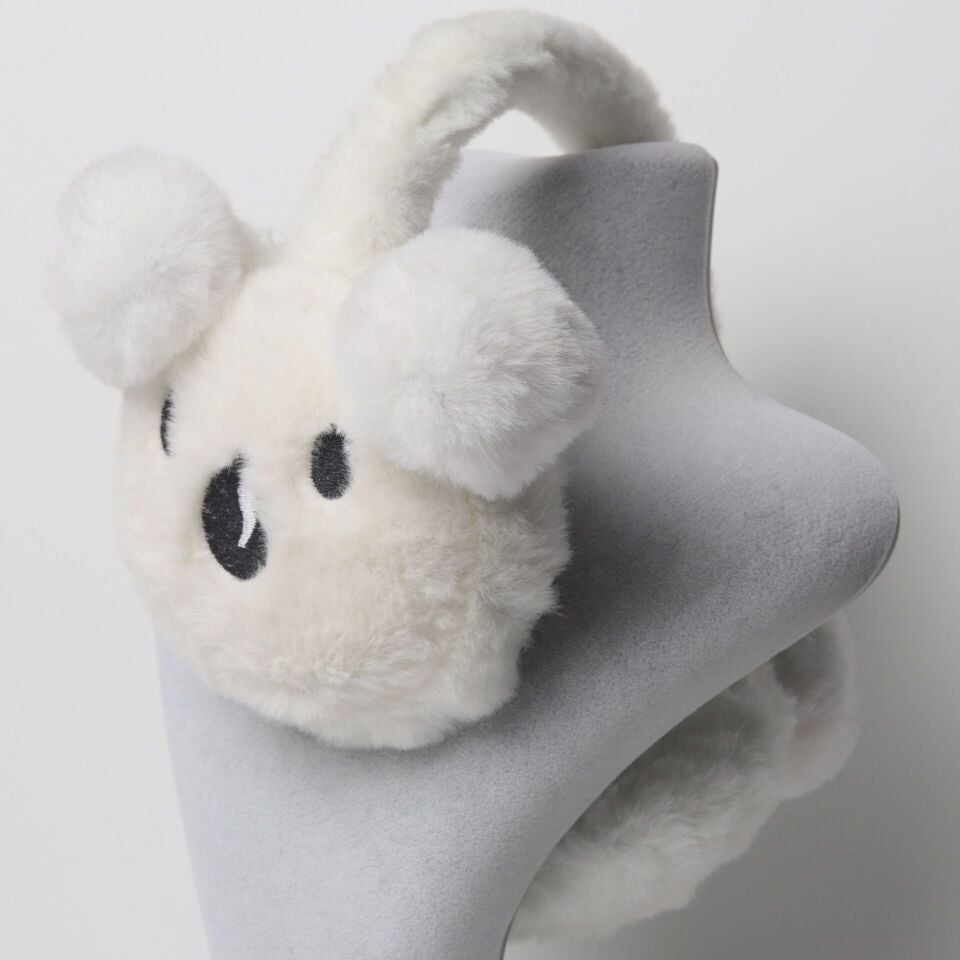 Neesa Sıcak Tutan Peluş KulaklıkBeyaz