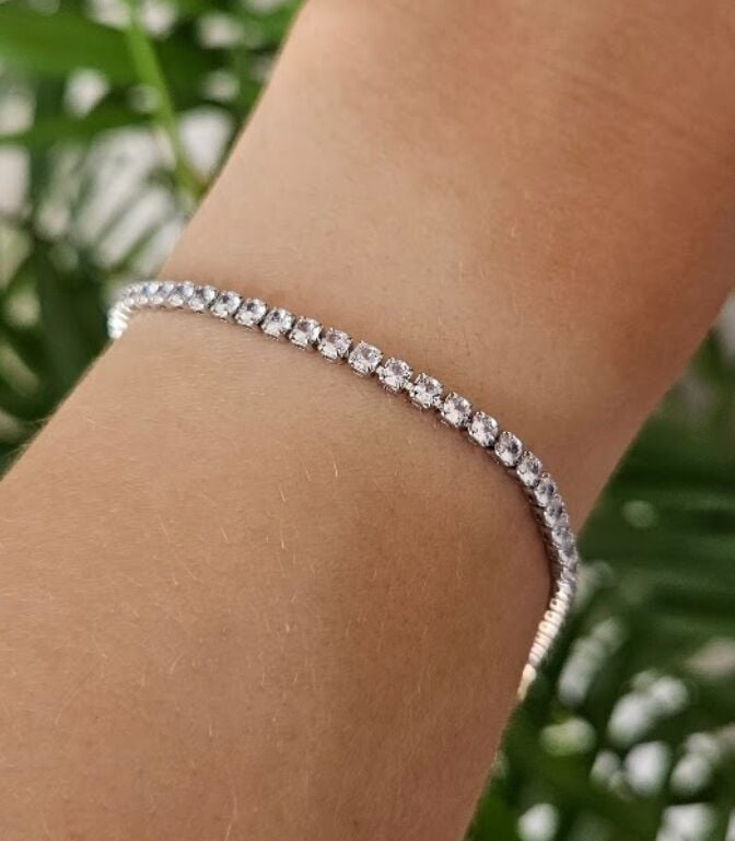 Neesa Çelik Silver Su Yolu Bileklik 17cm+2 cm