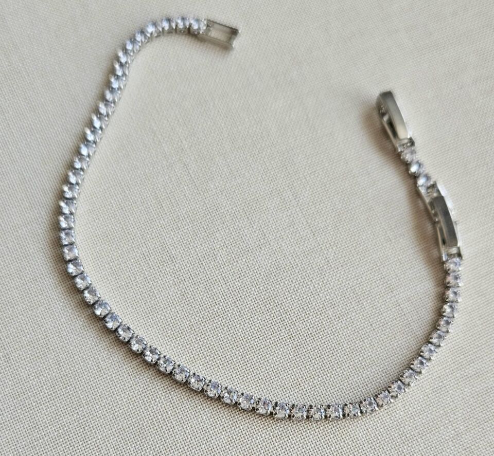 Neesa Çelik Silver Su Yolu Bileklik 17cm+2 cm