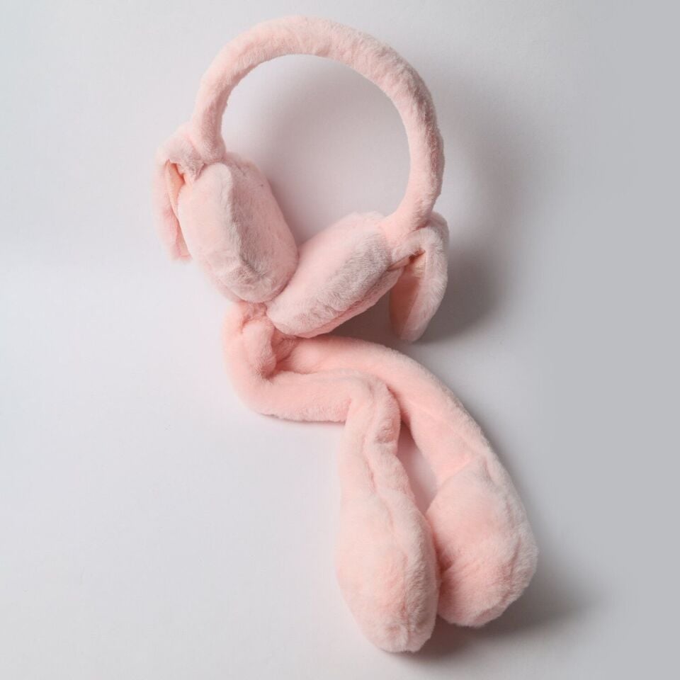 Neesa Peluş Hareketli Tavşan KulaklıkPembe