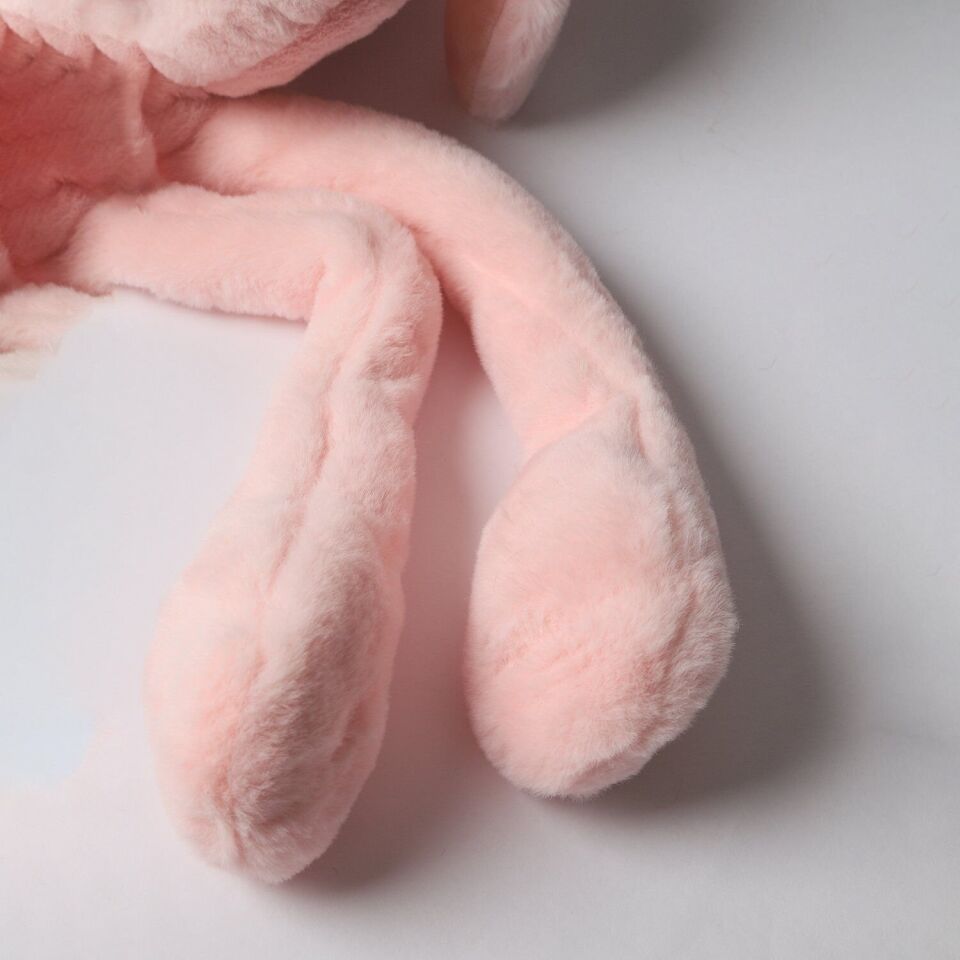 Neesa Peluş Hareketli Tavşan KulaklıkPembe