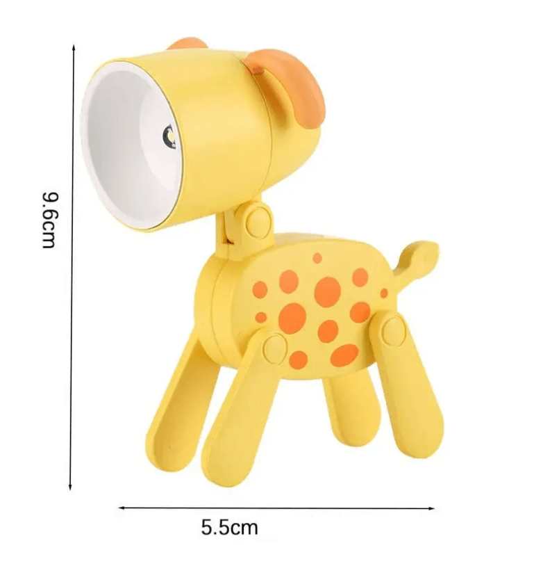 Neesa Yavru Köpek Mini Gece Okuma LambasıTuruncu