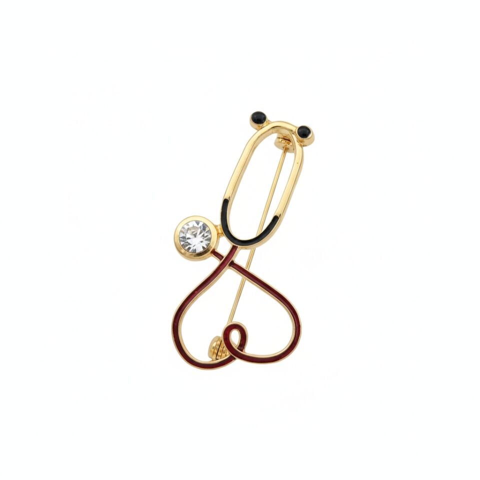 Neesa Steteskop Broş