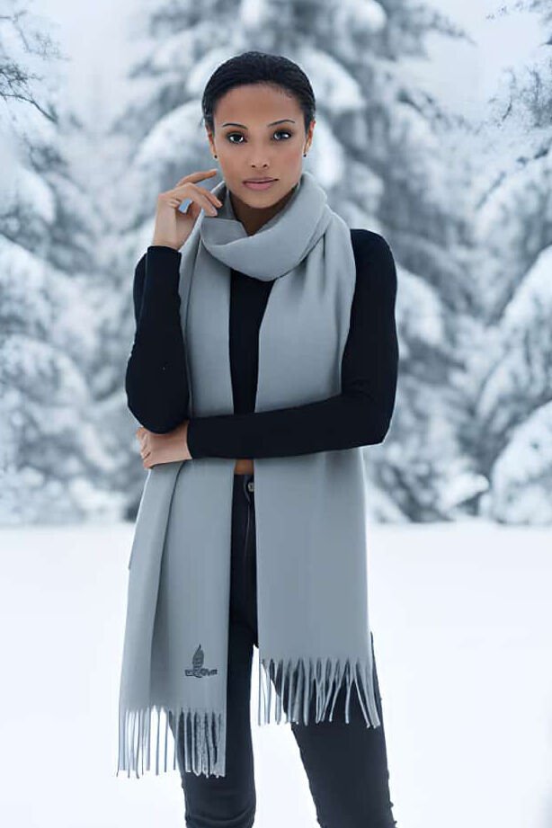 Neesa Bymn Marka Yumoş Şal Gri