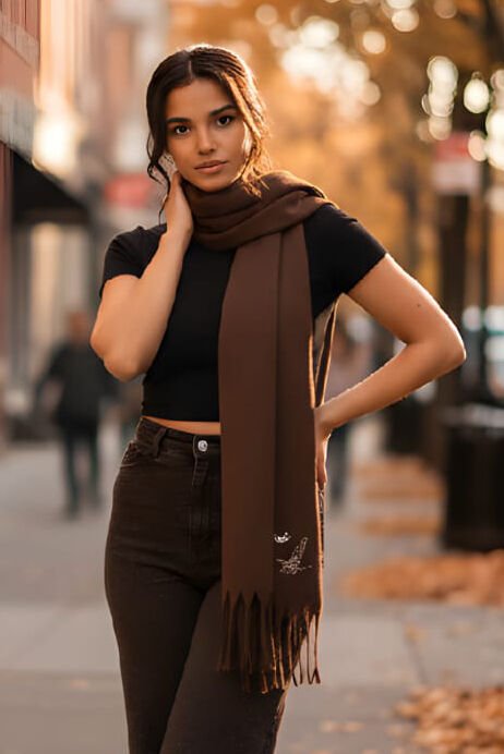 Neesa Bymn Marka Yumoş Şal Acı Kahve