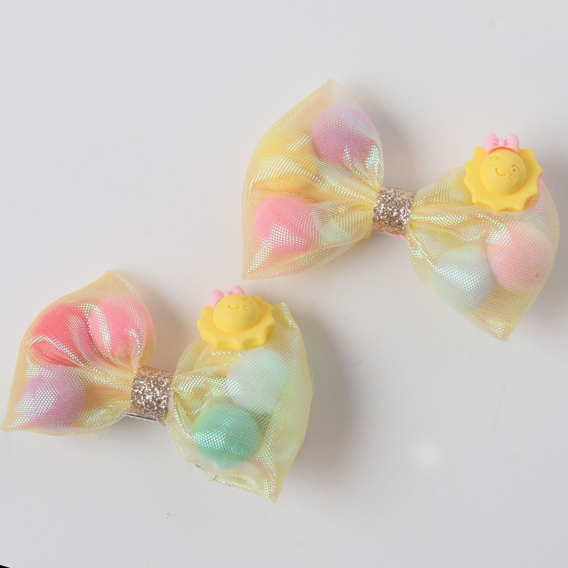 Neesa 2'li Papyon Pens Toka İçi Renkli Toplui Sarı