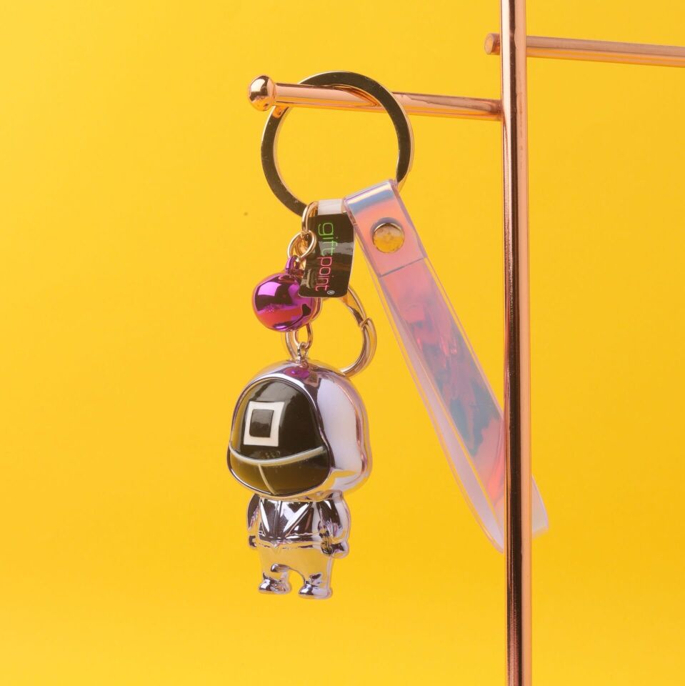 Neesa Mini Squid Game Akrilik Anahtarlık - Çanta AksesuarıMor