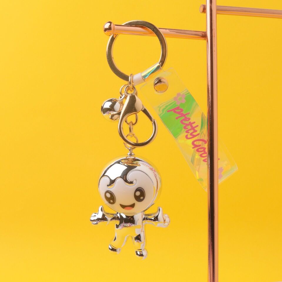 Neesa Uzaylı Akrilik Anahtarlık - Çanta AksesuarıSilver