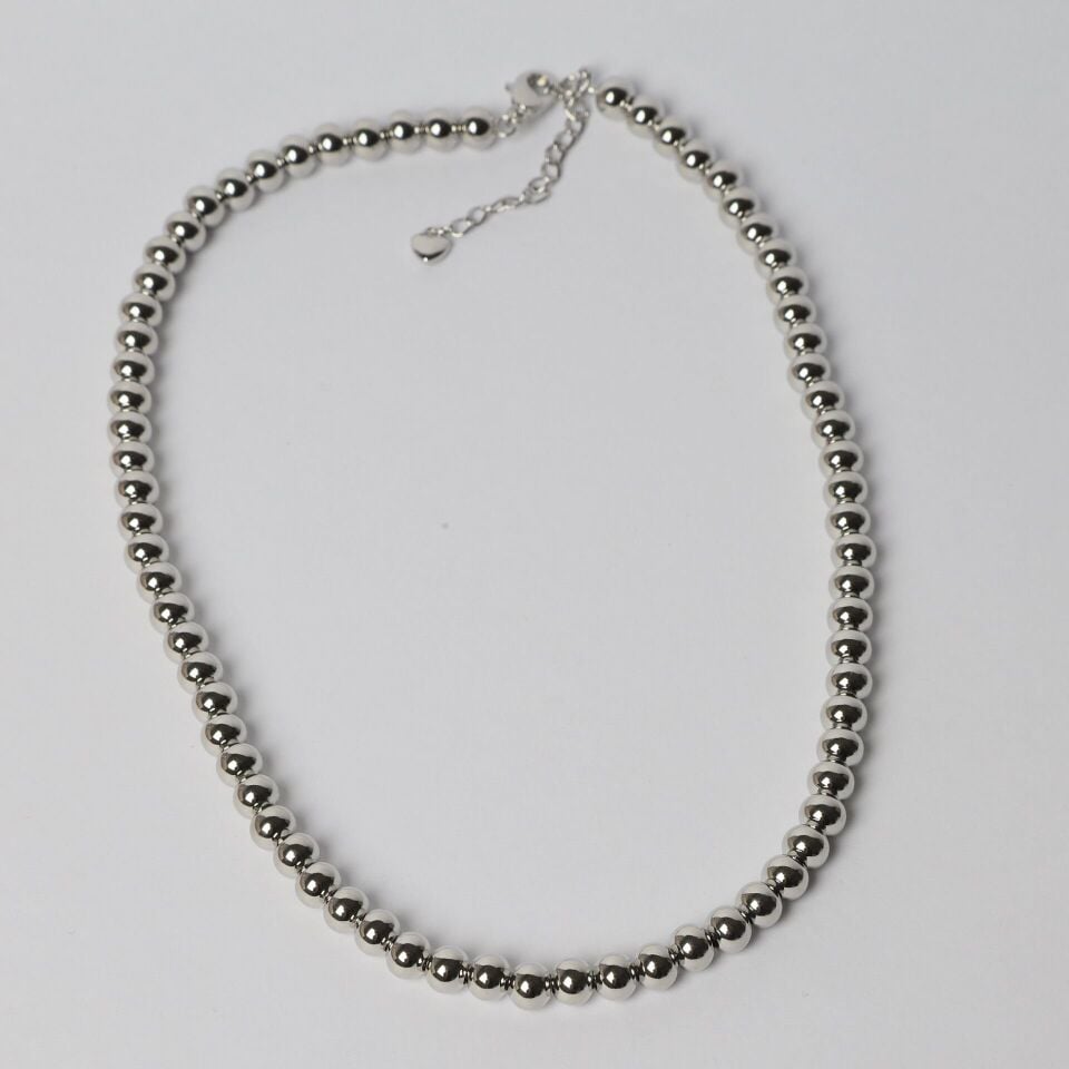 Neesa VIP Topçuk Kolye 40+5cmSilver