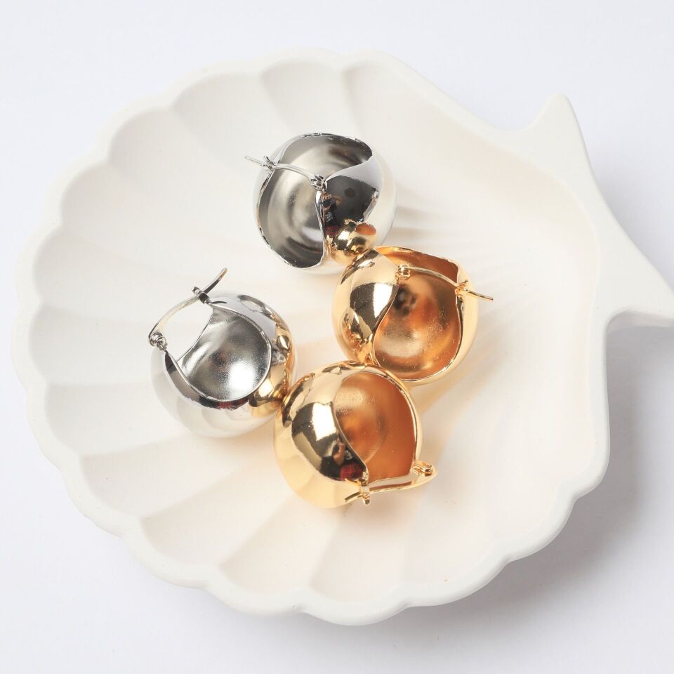 Neesa Özel Seri Top Küpe 24mmGold