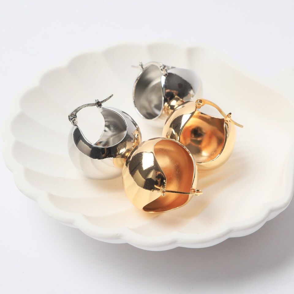 Neesa Özel Seri Top Küpe 24mmGold