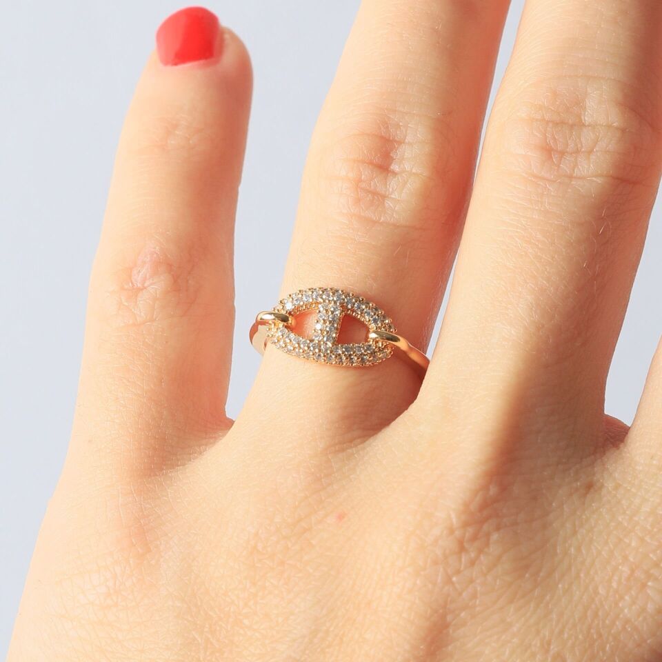 Neesa Özel Seri Ayarlanabilir YüzükGold