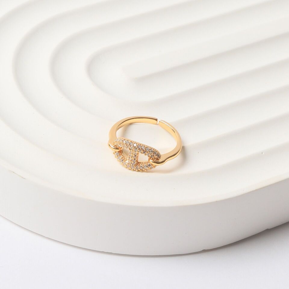 Neesa Özel Seri Ayarlanabilir YüzükGold