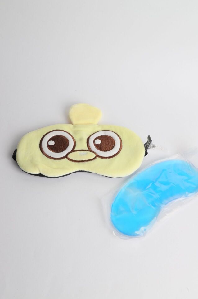 Sevimli Ördek Uyku Göz Bandı-Maskesi (Soğuk-Sıcak Uygulamalı Terapi)Sarı