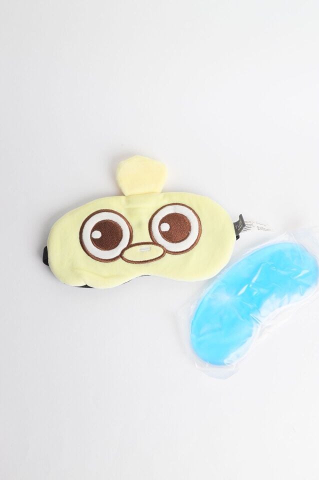 Sevimli Ördek Uyku Göz Bandı-Maskesi (Soğuk-Sıcak Uygulamalı Terapi)Sarı