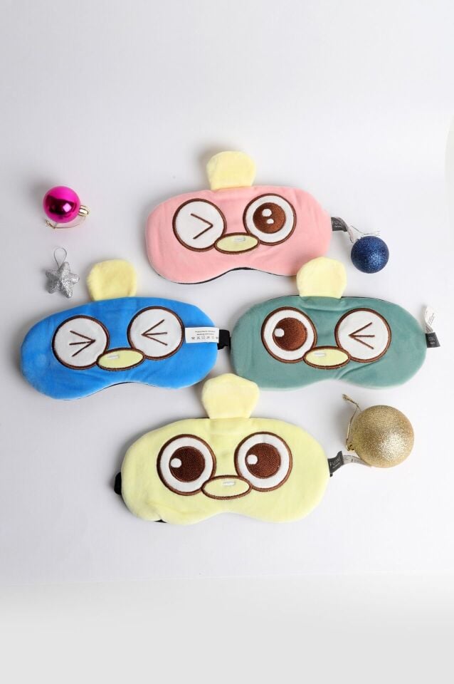 Sevimli Ördek Uyku Göz Bandı-Maskesi (Soğuk-Sıcak Uygulamalı Terapi)Sarı