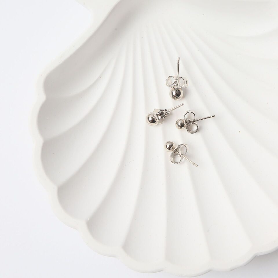 Neesa VIP Halka Küpe Gold - 15mm Silver - 5mm